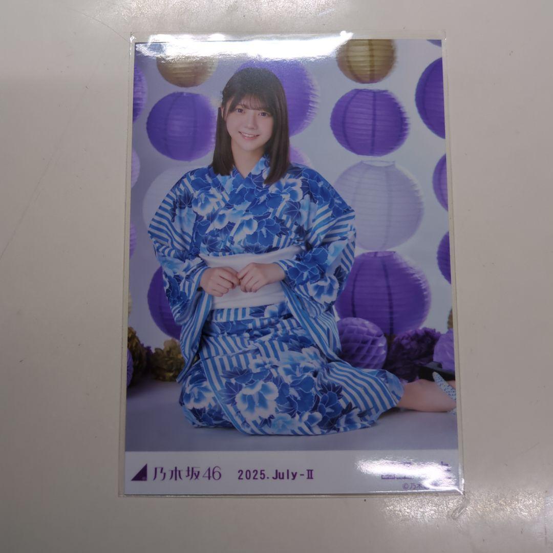 乃木坂46 真夏の全国ツアー 2025 浴衣 座りヒキ 冨里奈央 生写真