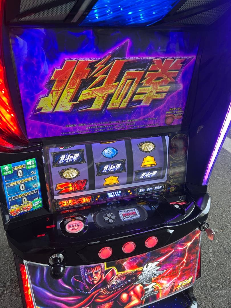 データカウンター対応　Lパチスロ北斗の拳AD XR 拳王パネル　スマスロ　実機