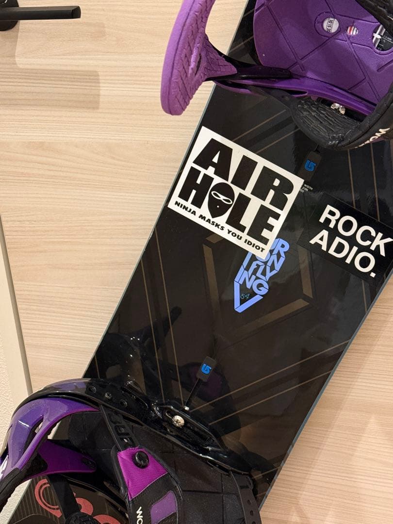 レア】【美品】BURTON レイトモデル Flying V ビンディングセット