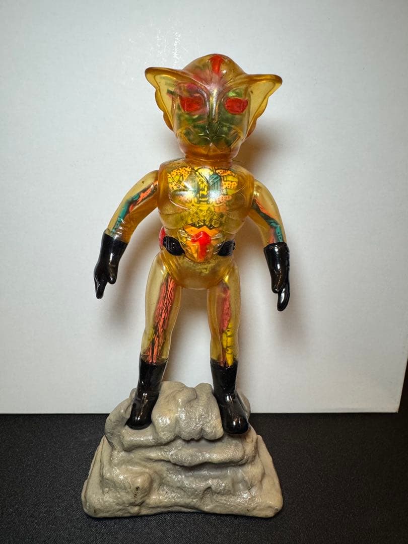 【激レア】当時物 ポピー 改造人間 超人バロムワン バロム1 スケルトン ソフビ