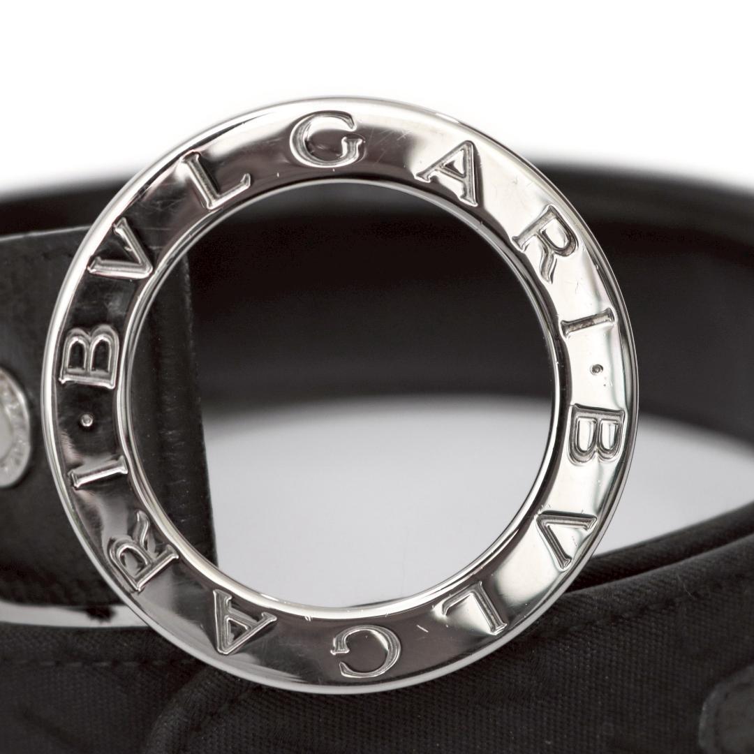 ブルガリ ロゴマニア ベルト 81.5cm±2.5 3穴 シルバー金具 21F - メルカリ