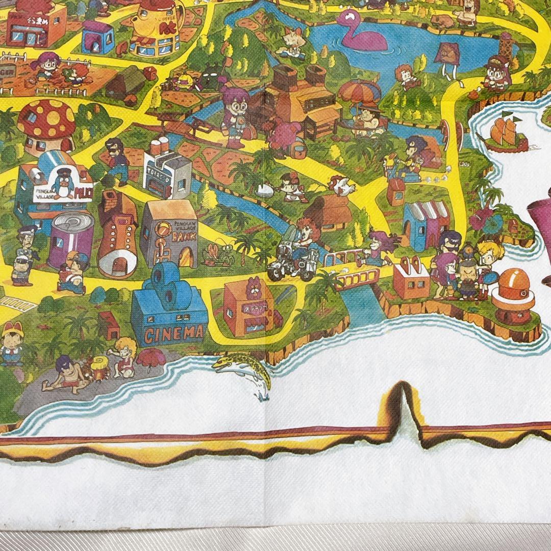 H.集英社 鳥山明 Drスランプ・アラレちゃんペンギン村マップ 鳥山明