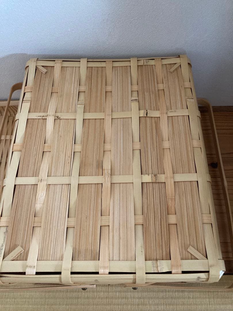 国内産✴︎竹籠 バスケット 大分県別府市
