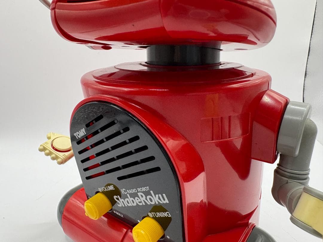 おしゃべりラジオロボ しゃべろく レッドカラー トミー TOMY レトロ