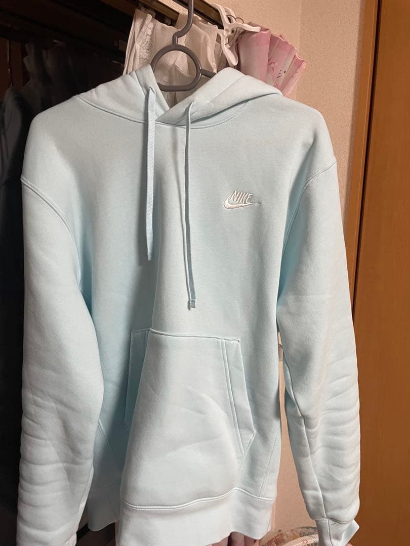 NIKE水色スウェットパーカーセットアップSサイズ即完売品 - メルカリ