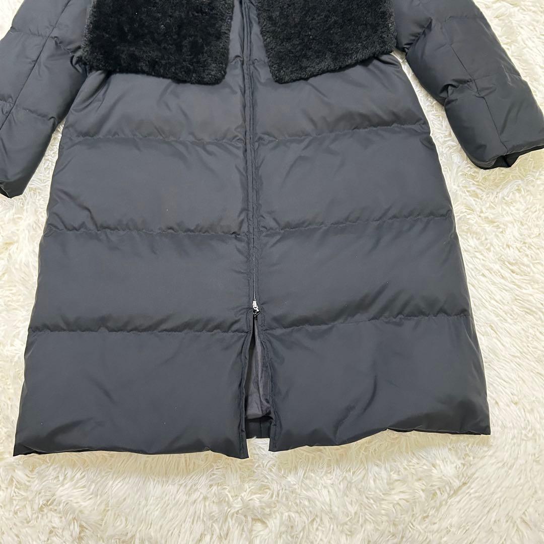 ヒロココシノ 2wayエコファーダウンコート ブラック Mサイズ 希少