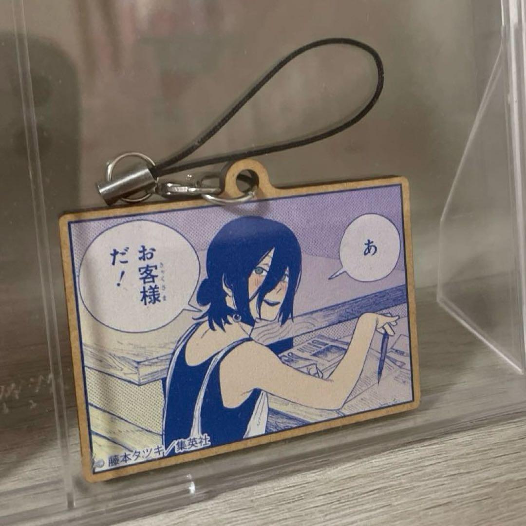 チェンソーマン レゼ 原作絵 ストラップ 木札ストラップ 原作イラスト