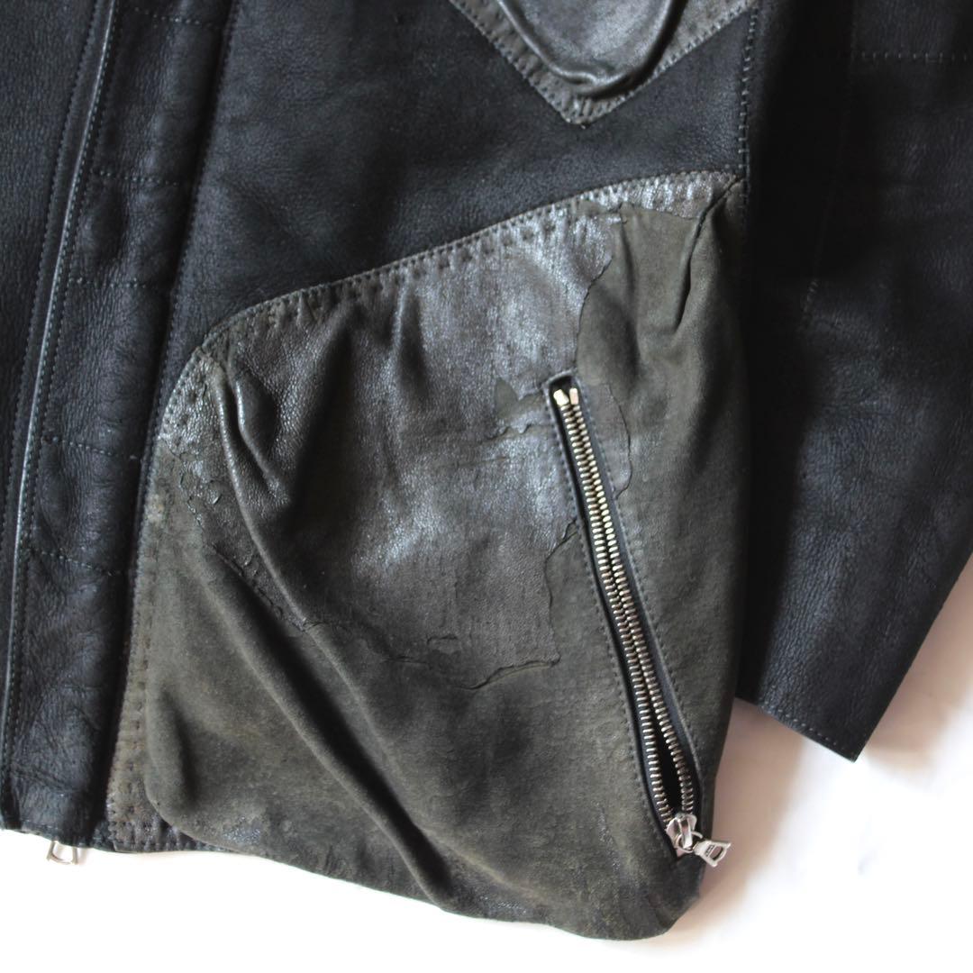超希少 80s MARITHE FRANCOIS GIRBAUD レザー jkt - メルカリ
