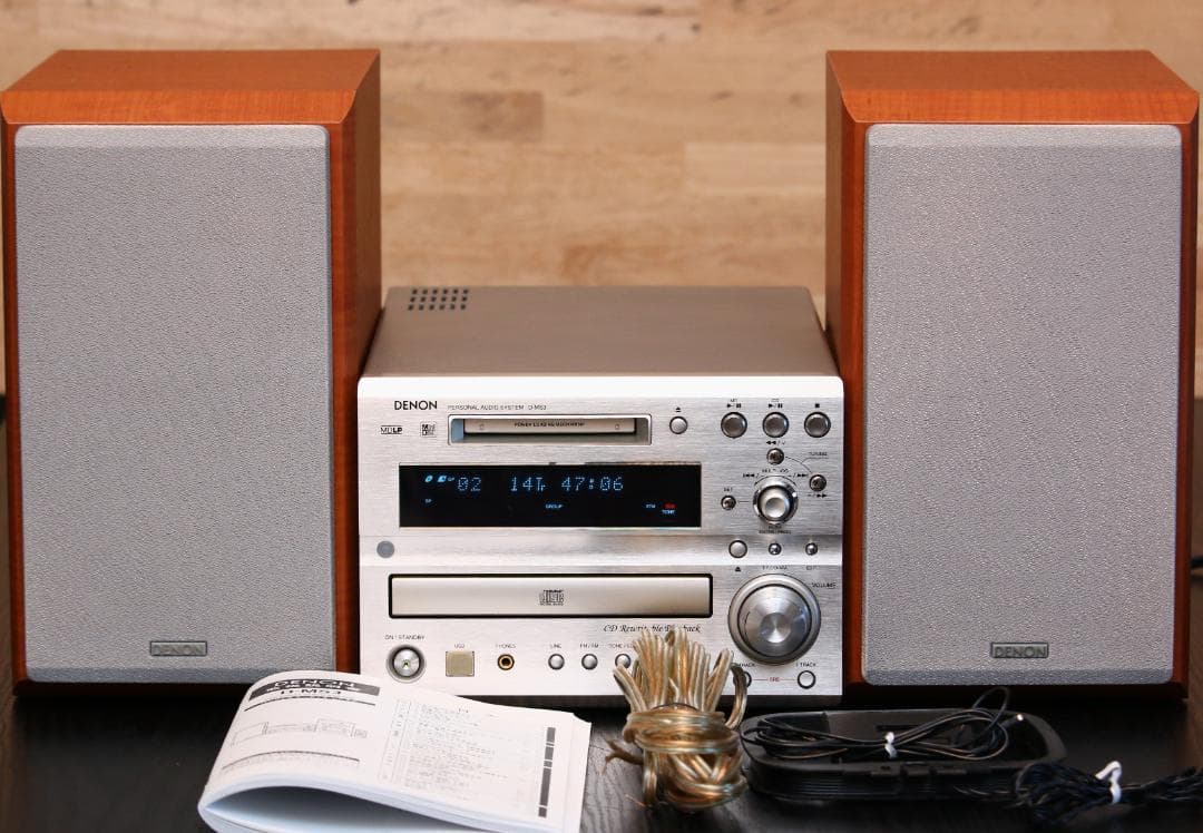 DENON D-MS3 CD/MD/TUNER/USB コンポ+スピーカー 美品 - メルカリ