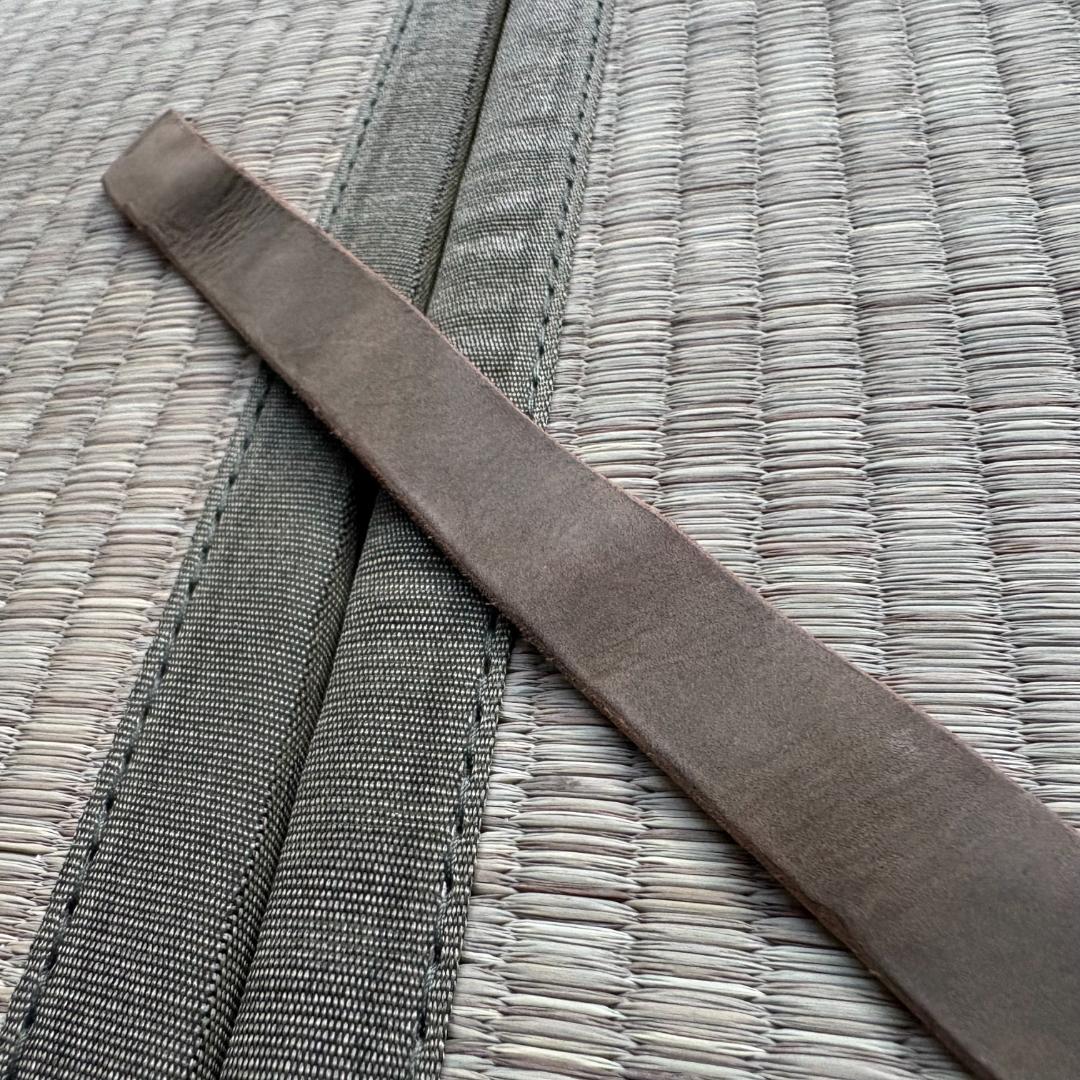 美品】iolom Copper Narrow Long Belt Oliva - メルカリ