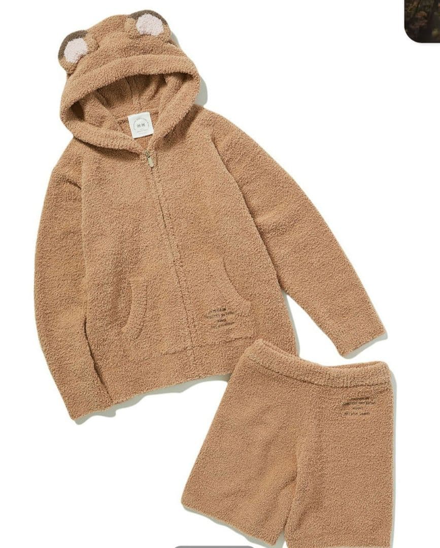 どうぶつの森 ルームウェアセット ジェラートピケ ジェラピケ たぬき