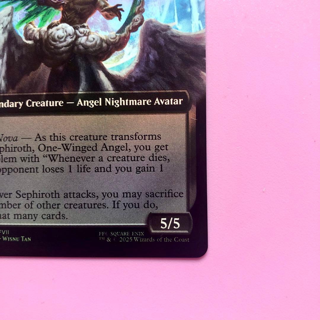 MTG 威名のソルジャー、セフィロス 拡張アート　foil