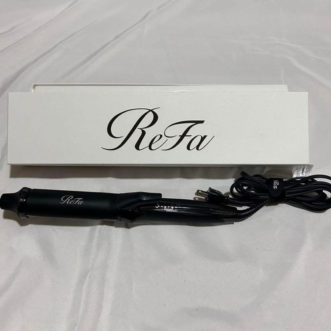 【美品】リファ　カールアイロン38mm ReFa CURL IRON PRO カールヘアアイロン ブラック38mm-お洒落 オール