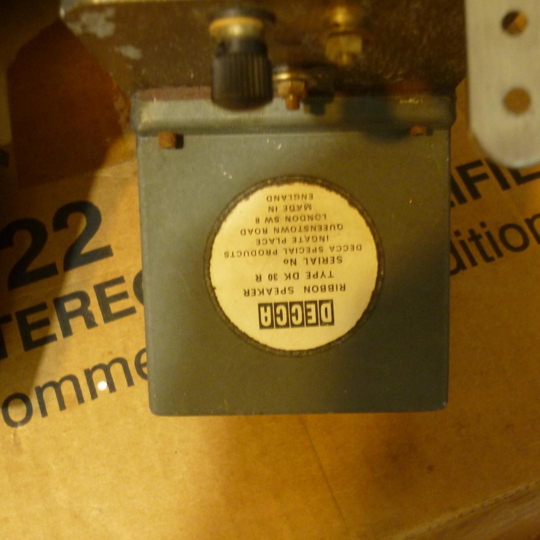 英製 DECCA/デッカ リボンツイーター DK30R ホーン＆ドライバ＆レンズ