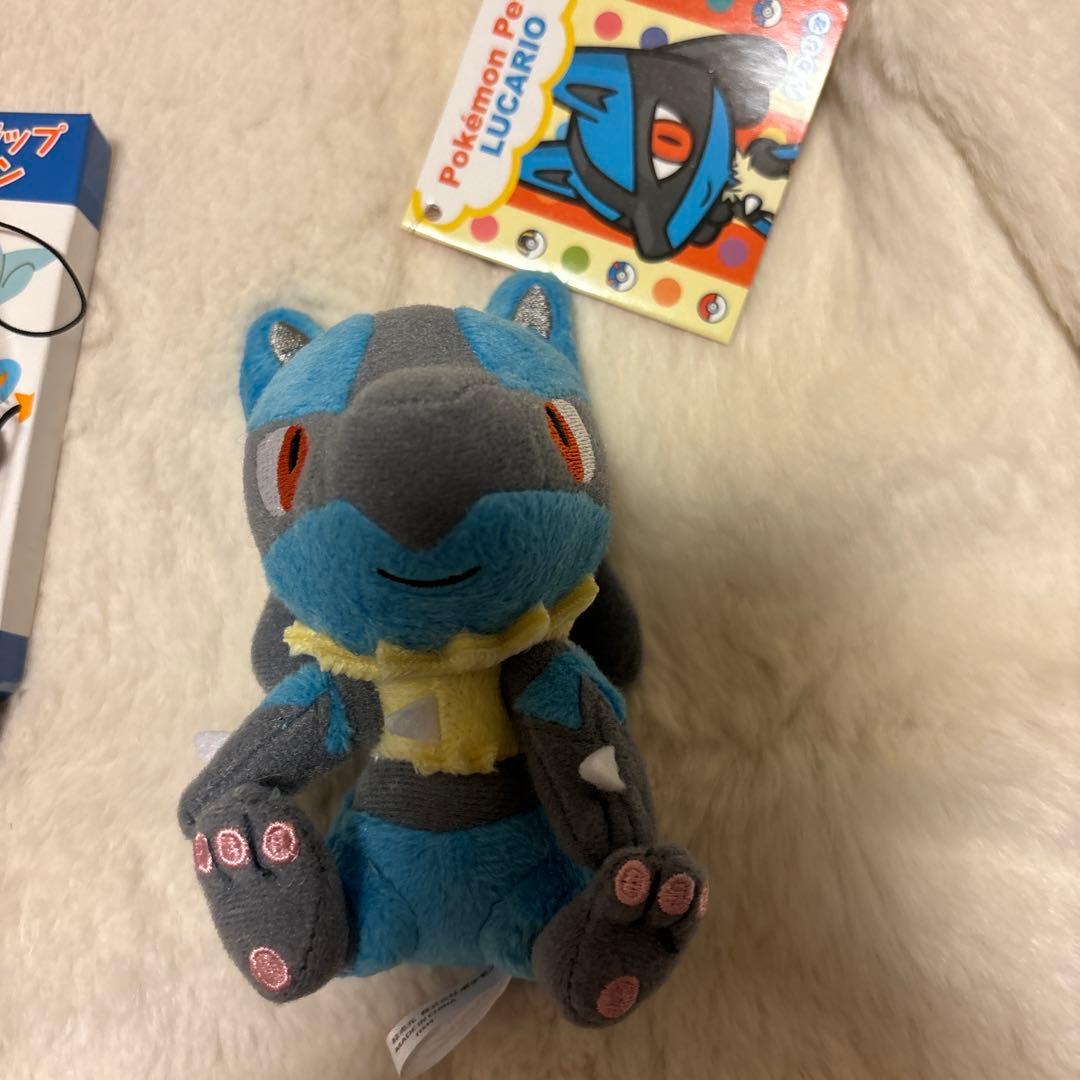 ポケモンセンター　ルカリオ　マスコット　ぬいぐるみ　ルカリオ　ストラップ