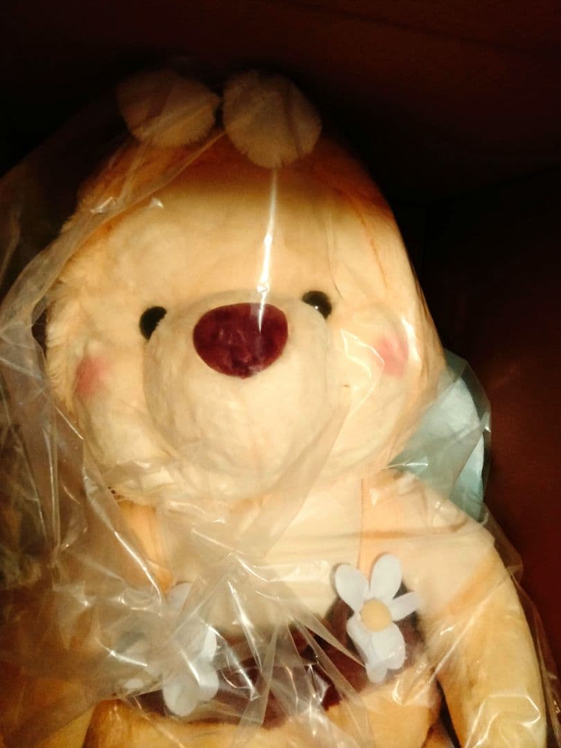 ★新品★プーさん 80cm ぬいぐるみ スーパービッグ ミツバチ 超特大サイズ