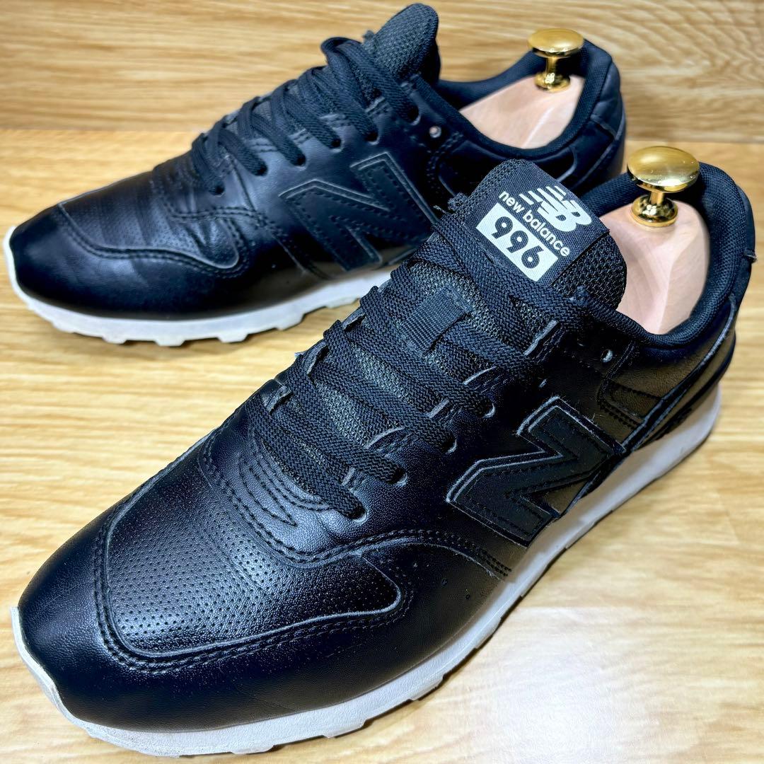 ◇NewBalance◇ニューバランス996 スニーカー 24cm レザー 黒 - メルカリ