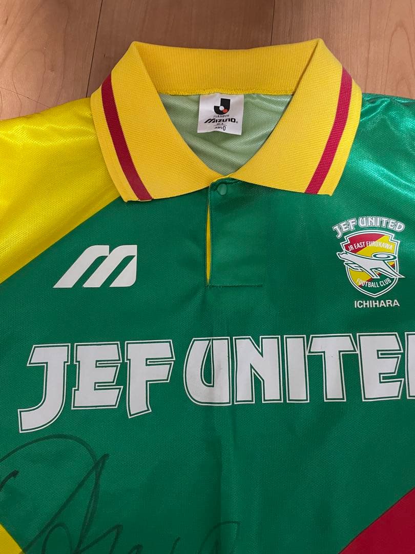 ジェフ千葉(ジェフユナイテッド市原)1993年モデルユニフォーム(サイン
