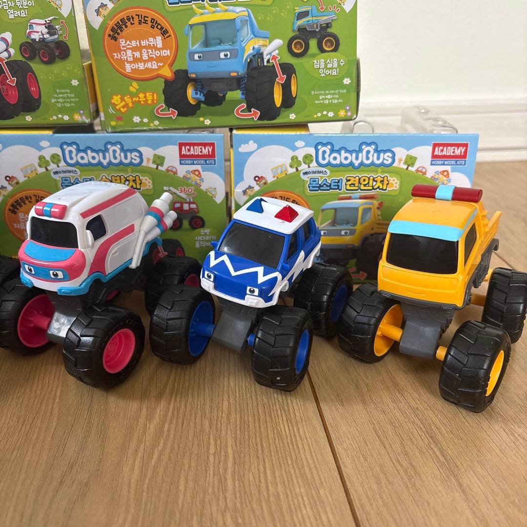 ベビーバス BabyBus モンスターカー 5台セット ベイビーバス - メルカリ
