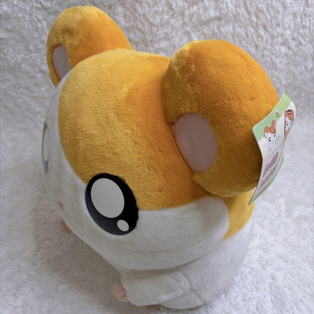 ✨希少タグ付✨とっとこハム太郎 特大ぬいぐるみ 旧ロゴ epoqe レトロ