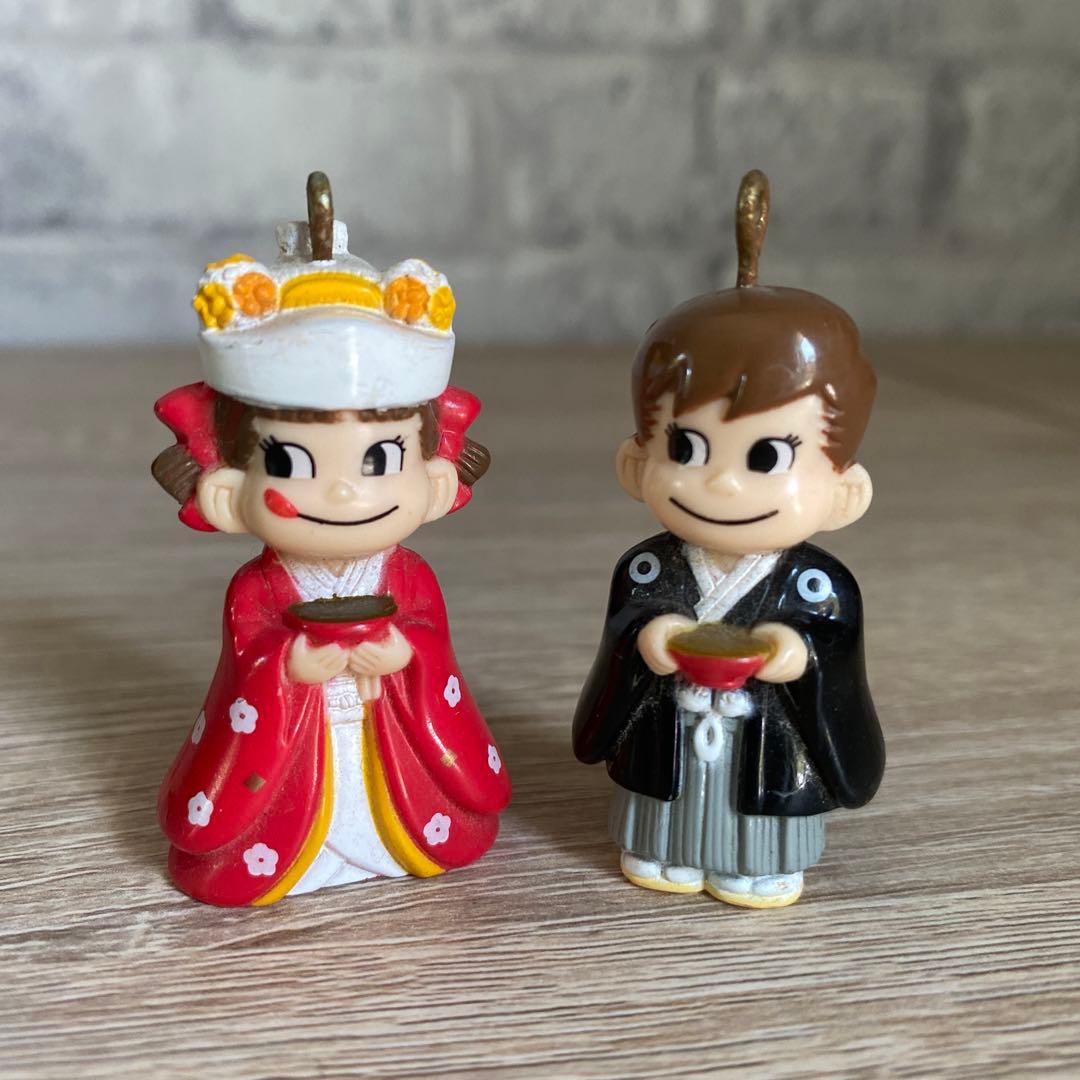 ☆ペコちゃん 人形 キーホルダー おまけ レトロ ビンテージ 昭和レトロ