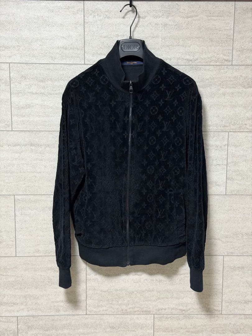 ルイヴィトン 18AW モノグラム柄ベロアトラックジャケット - メルカリ