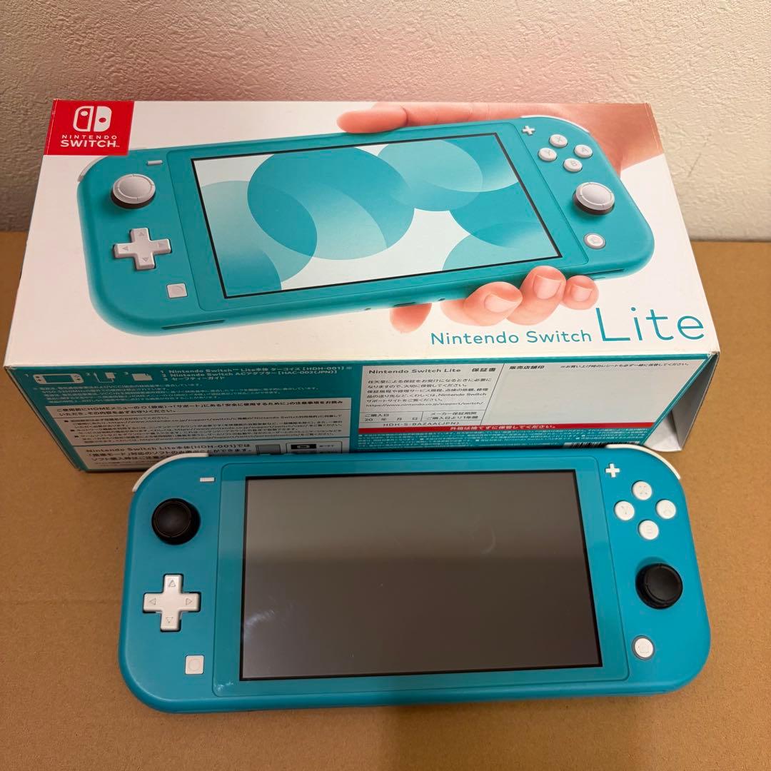 Nintendo Switch Lite ターコイズ 本体 - メルカリ
