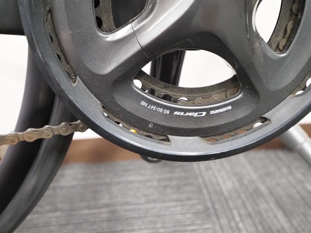 走行50キロ 毘沙 5号 M カーボンフレーム ディスクブレーキ エアロ