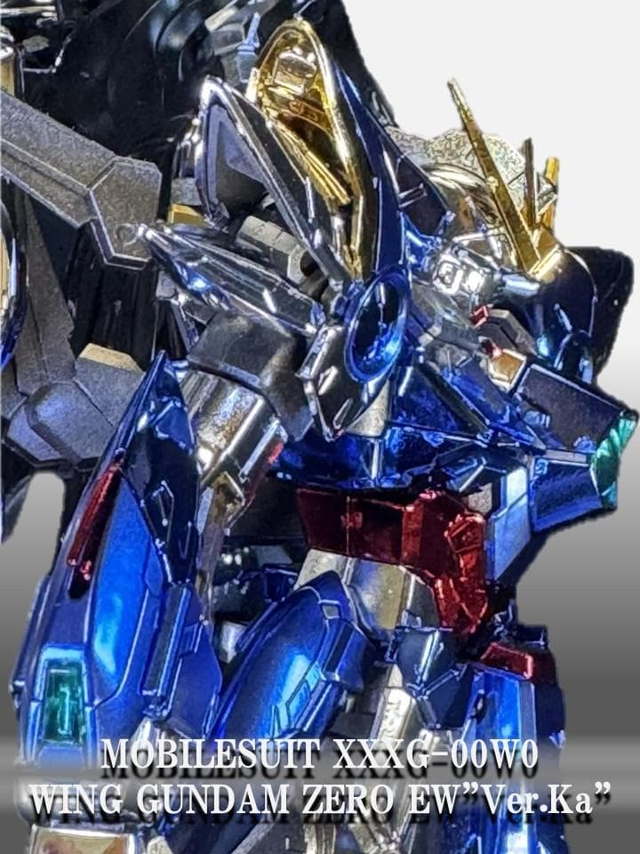 MG 1/100 ウィングガンダムゼロ EW Ver.Ka メッキ加工仕様 - メルカリ