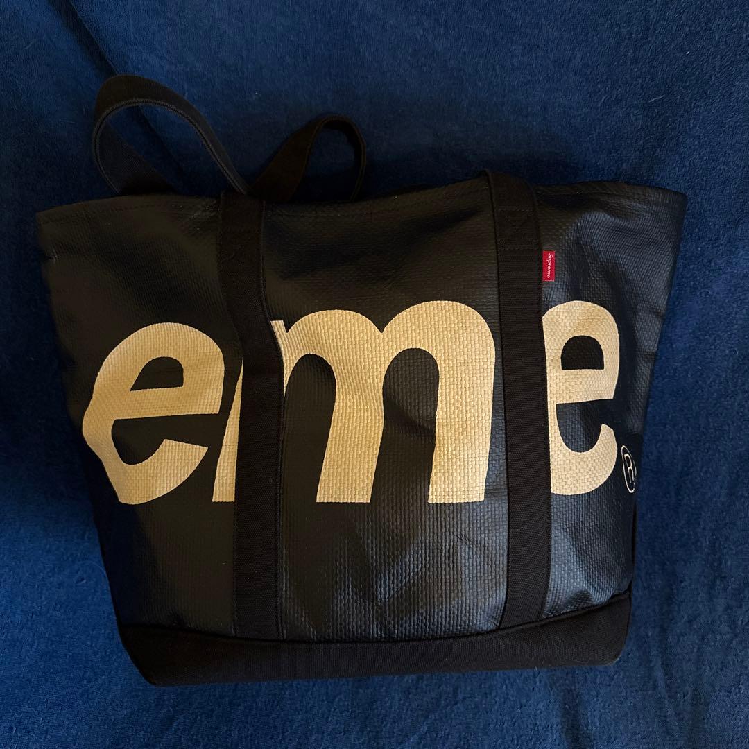 ⬛︎美品⬛︎Supreme Raffia Tote⬛︎ラフィアトートバッグ⬛︎黒