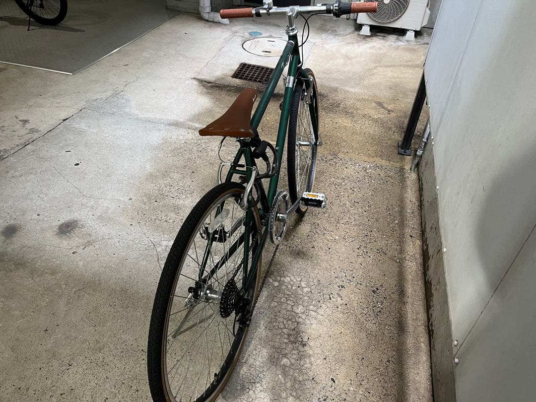 26インチ シマノ製6段変速 クロスバイク（グリーン） 関東付近での直接