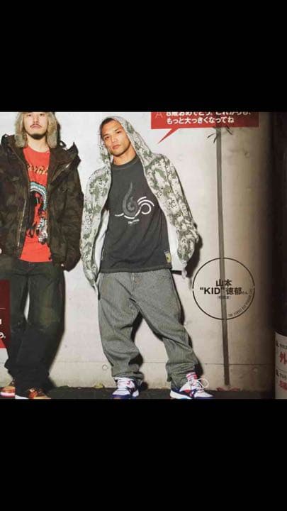 山本KID着 ハードヒットパーカーです。窪塚 - メルカリ