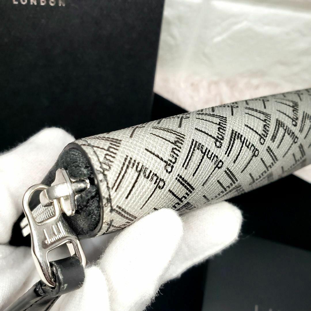 最新モデル dunhill ダンヒル ロゴ総柄 ラウンドファスナー長財布 美品