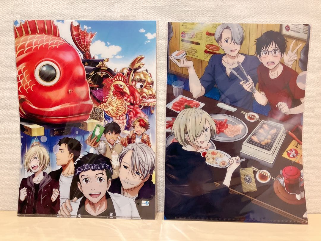 ユーリ!!! on ICE クリアファイル 2枚セット - メルカリ