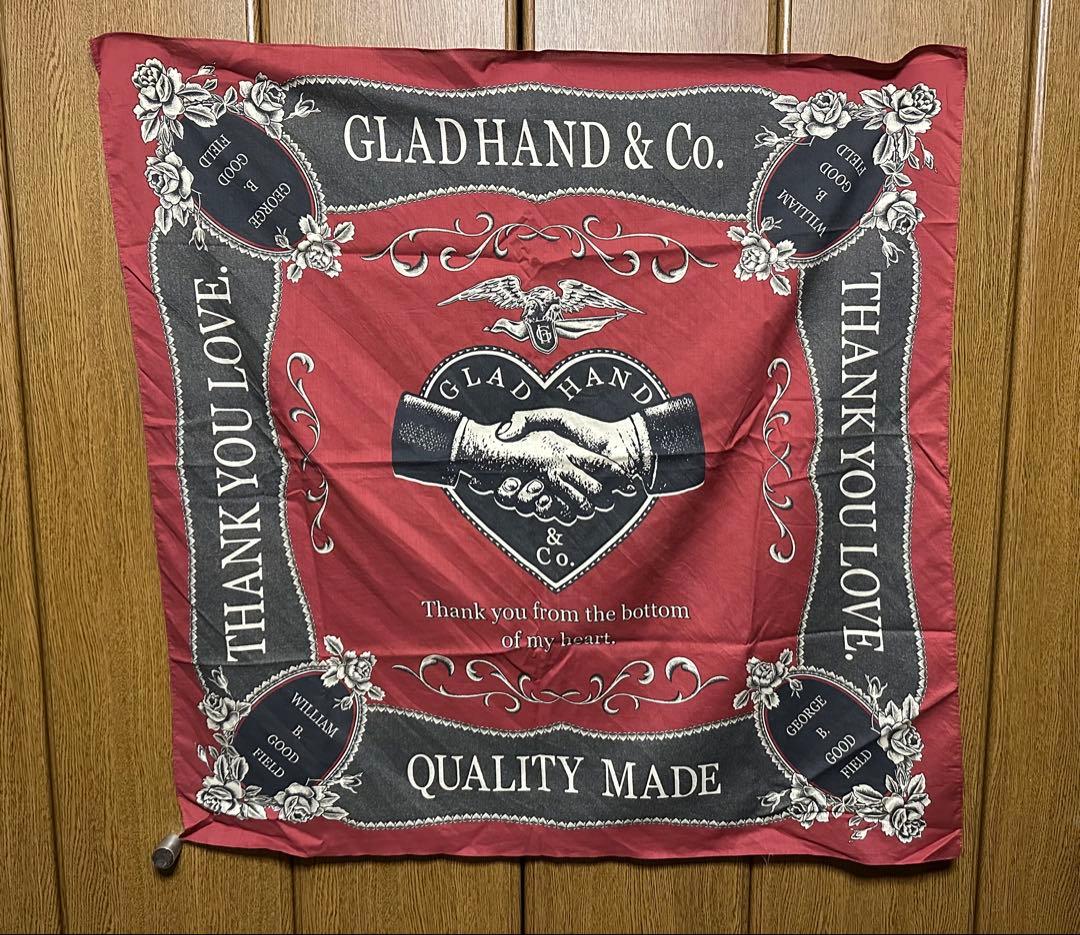 GLAD HAND gladhand グラッドハンド スカーフ　大判バンダナ 楽天市場】GLAD HAND グラッドハンド HEARTLAND - SCARF メンズ