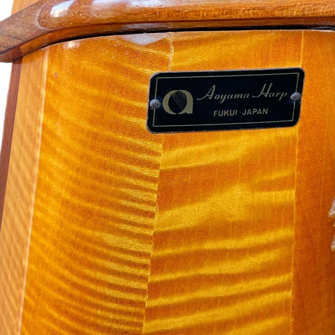 青山ハープ AOYAMA 140D 36弦 アイリッシュハープ レバー 虎杢 - メルカリ