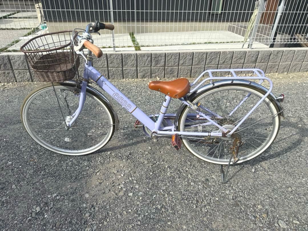 エッセFX 子供用自転車 24インチ マカロンラベンダー