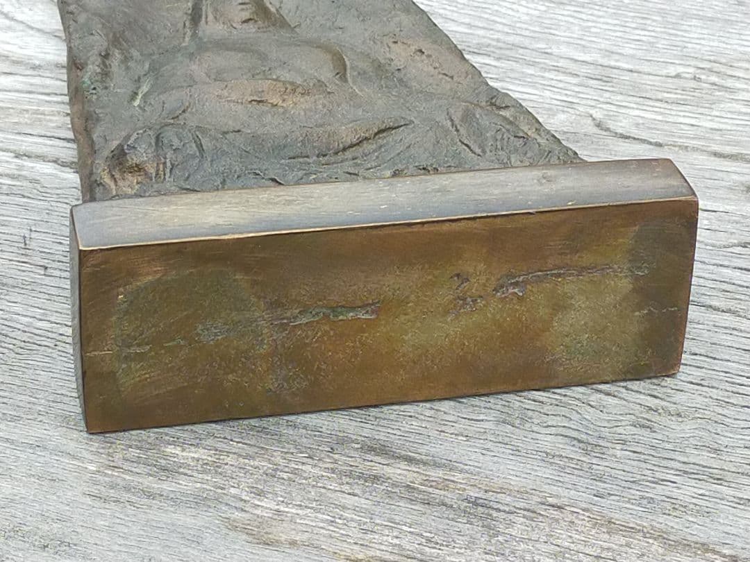 ♥古銅製　仏像　4.3ｋｇ　銅製　観音像　お釈迦様　骨董品