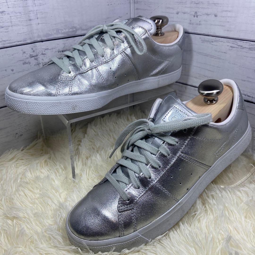 美品✨オニツカタイガー LAWNSHIP 3.0スニーカー シルバー 27.0 - メルカリ