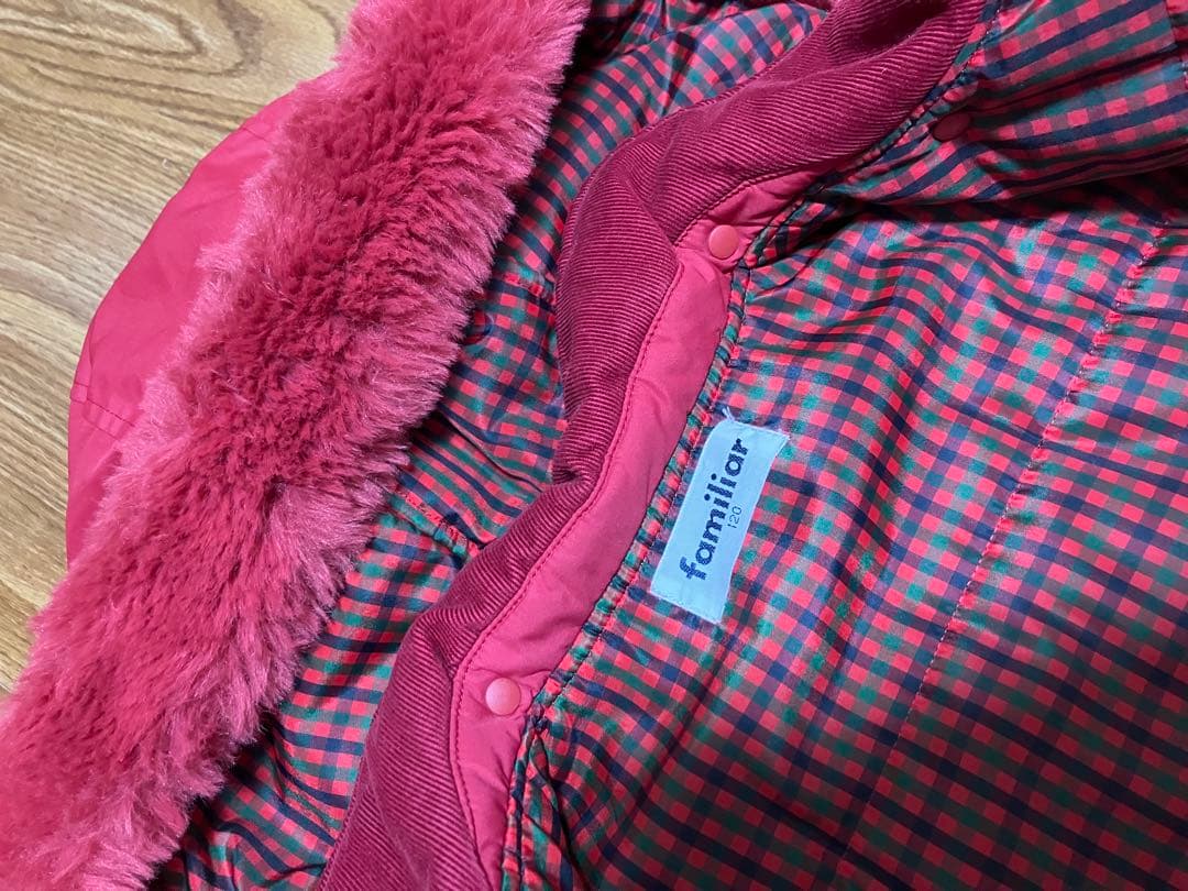 未使用に近いファミリア ショートコート - メルカリ