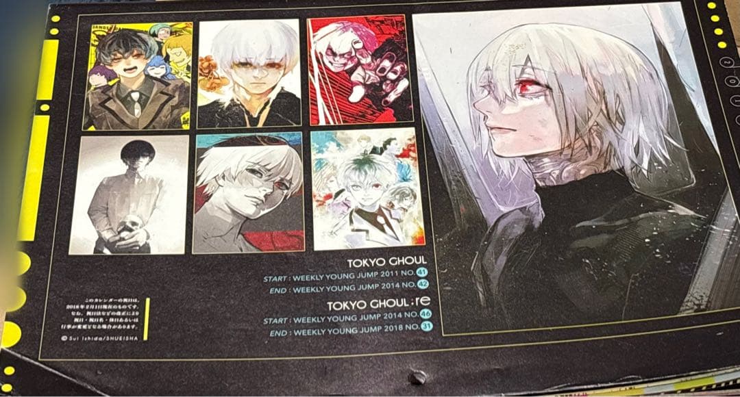 東京喰種 カレンダー 図録 画集 入場特典 セット 石田スイ