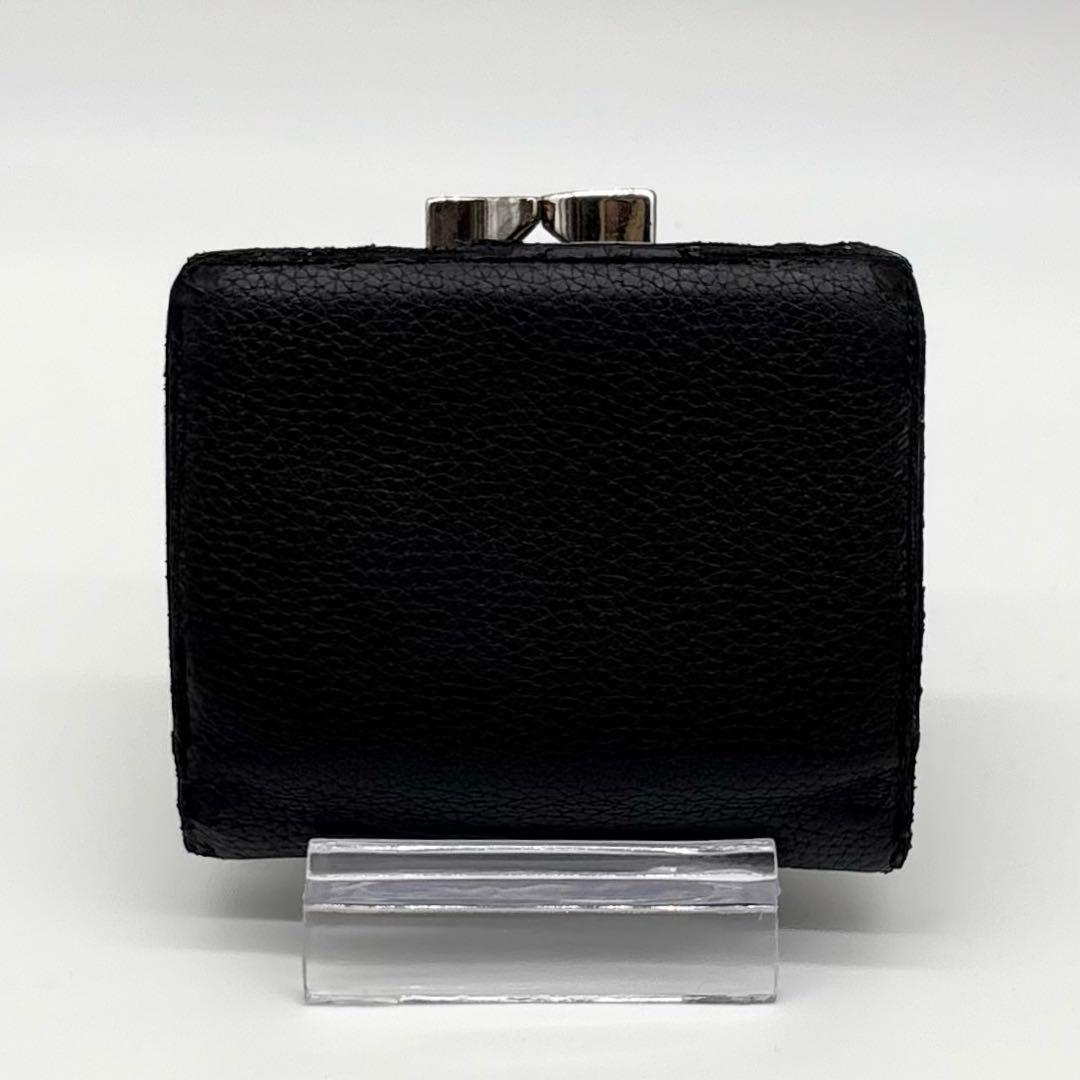 美品】ヴィヴィアンウエストウッド レザー 二つ折り財布 オーブ 型押し