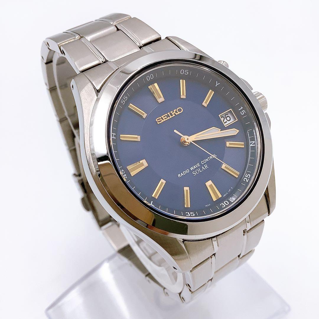 ほぼ新品✨セイコー スピリット 腕時計 メンズ ソーラー サファイアガラス 防水 SEIKO SELECTION セイコー 腕時計 スピリット ソーラー メンズ