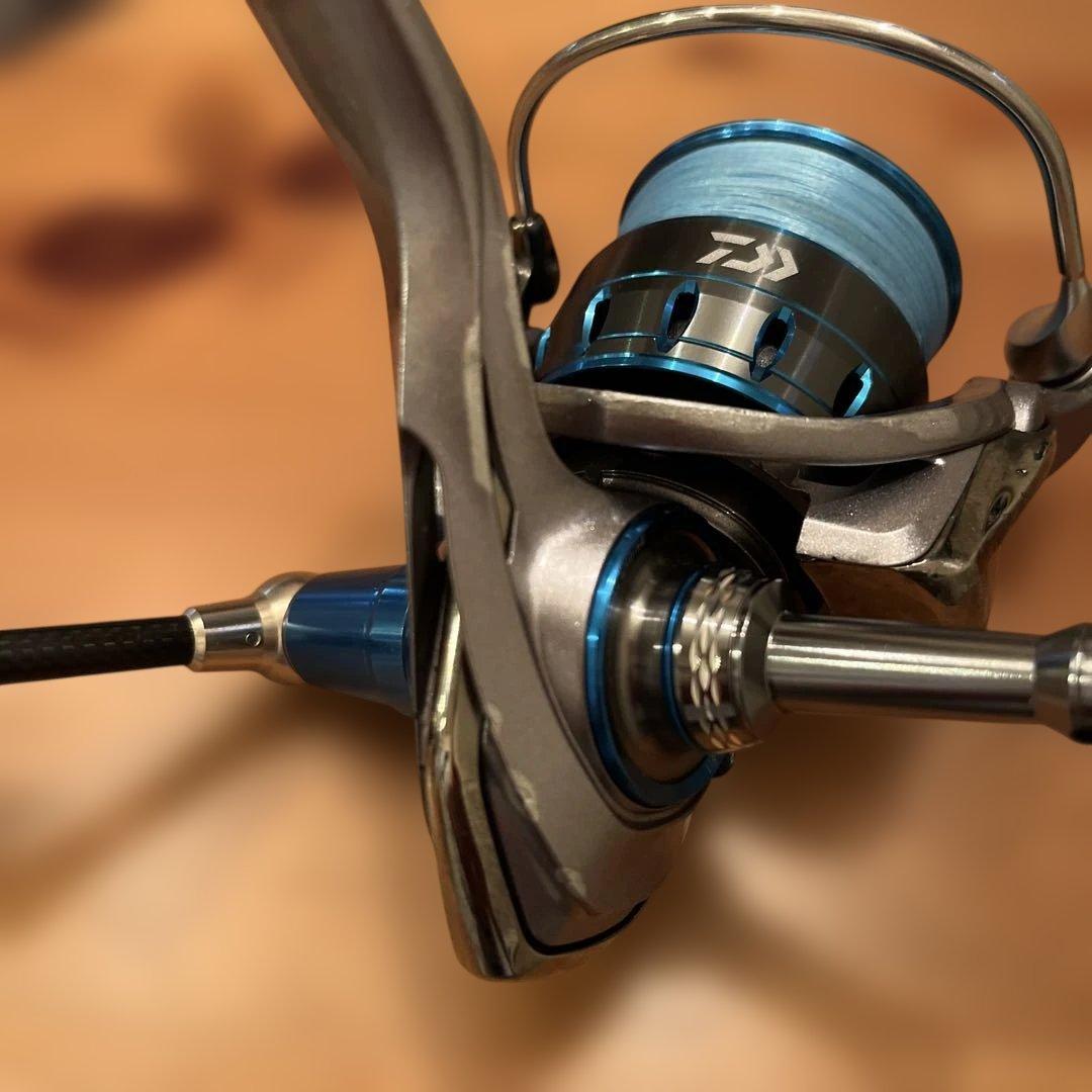 ダイワ17X-FIRE 2510PE-H zpi ハンドル ゴメクサス カスタム