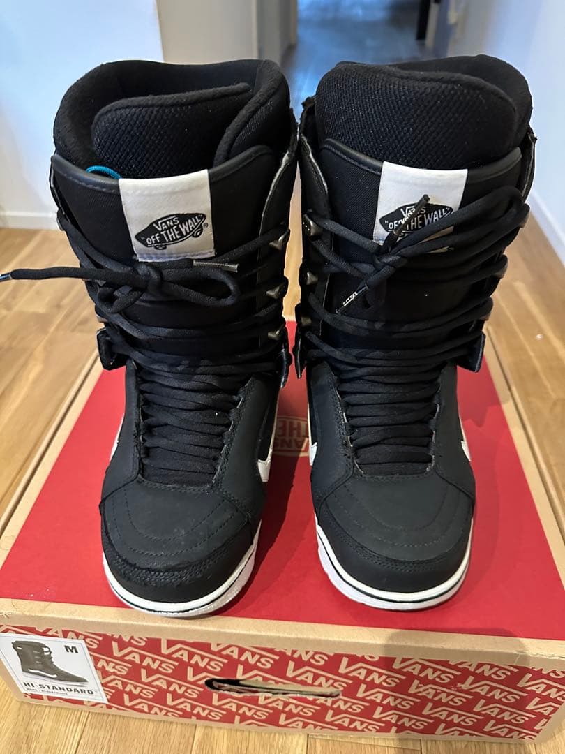 ヴァンズ VANS ハイスタンダード BLACK/WHITE 27.0cm