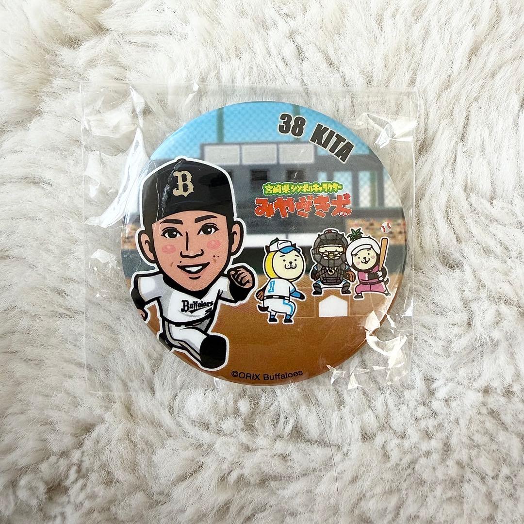 オリックスバファローズ 宮崎キャンプ 2026 来田涼斗 選手 缶バッジ