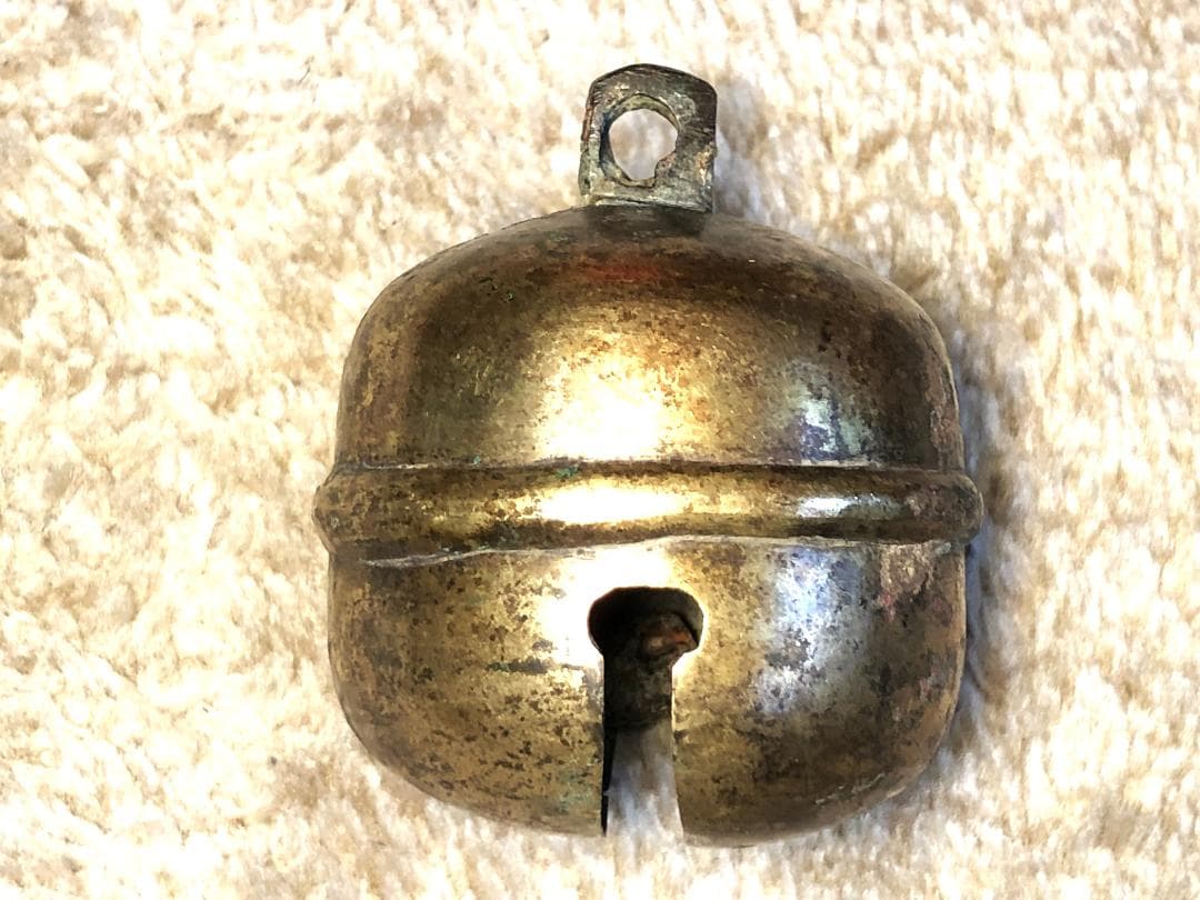 【 金銅鈴/馬鈴 】　江戸時代　6.1ｃｍ