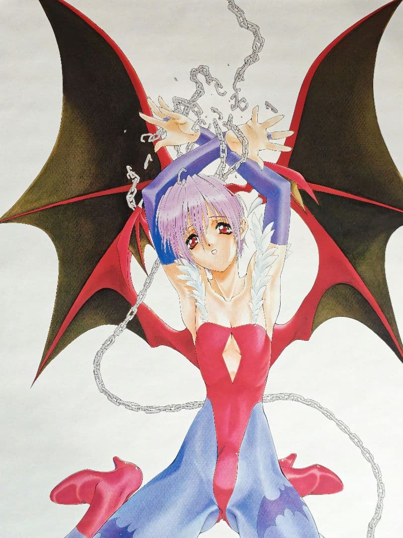 うたたねひろゆき　ヴァンパイアセイヴァー　モリガン・リリス　ポスター　B1サイズ