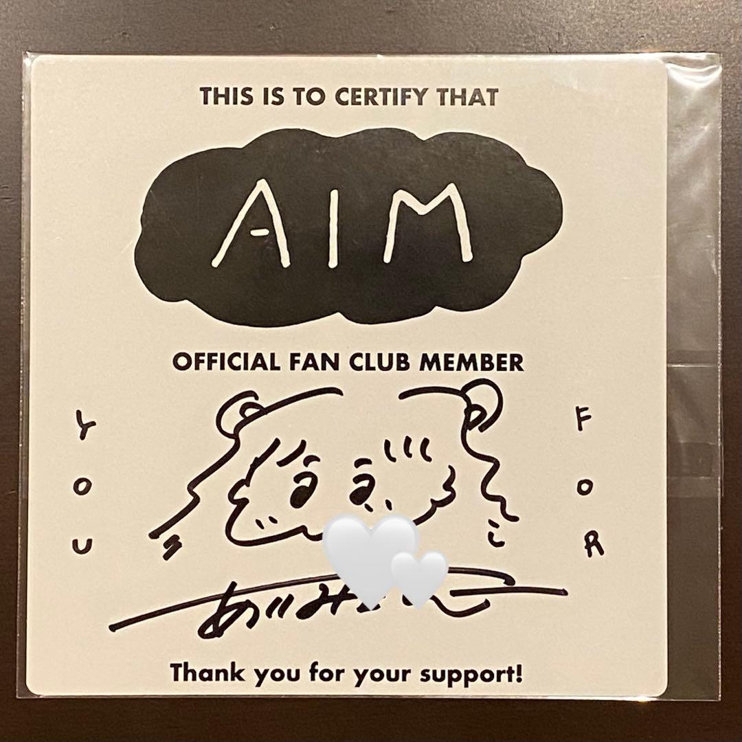 【あいみょん】AIM限定デザインTシャツ＆直筆サイン入りミニ色紙　Lサイズ