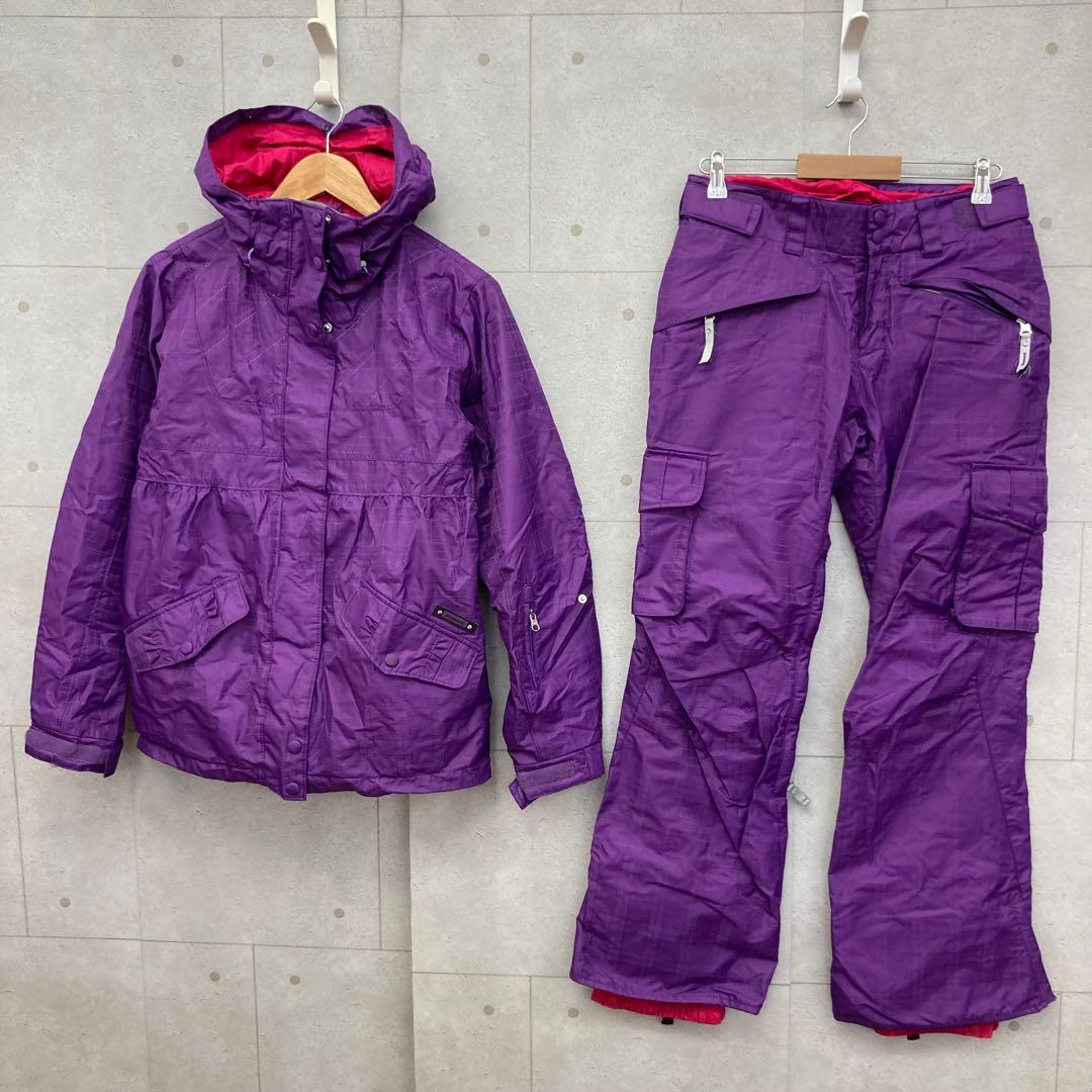Kissmark スノボウェア スキーウェア上下セットアップ パープル - メルカリ